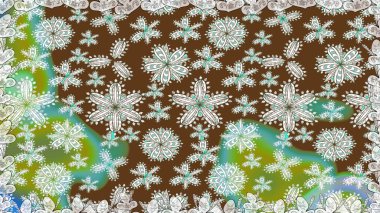 Arkaplan dokusu, duvar kağıdı, kahverengi renkli çiçek teması. Kabile sanatı boho baskısı, klasik çiçek arkaplanı. Soyut etnik raster pürüzsüz desen.