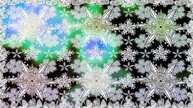 Düz Çiçek Elementleri Tasarımı. Tarafsız renklerde çiçekler. Raster Illustrasyon 'da moda olmayan çiçek deseni. Renkli Yaz Temalı Kusursuz Arkaplan.