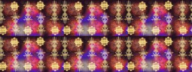 Renkli elementlerle Raster ilginç desen