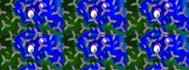 Kar taneleri tasarımı. Modern tasarım posteri, kapak, mavi, yeşil ve gri renkli kart tasarımı. Retro stil dokusu, şablon kış elementleri. Moda olmuş kar taneleri ve elementler Memphis kartları.