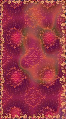 Raster resim. Çiçek desenli çiçek ve yaprakları ile. Sevimli küçük çiçek desenle.