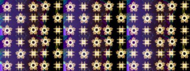 Renkli elementlerle Raster ilginç desen