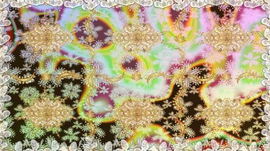 Altın kar taneleri basit, pürüzsüz desen. Soyut duvar kâğıdı, ambalaj dekorasyonu. Tarafsız renklerde raster altın desen. Kışın sembolü, Mutlu Noel tatili, Mutlu yıllar 2019.