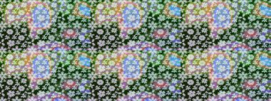 Hint çiçek liyada madalyon deseni. Etnik Mandala süsü. Tekstil, tebrik kartı, boyama kitabı, telefon kılıfı baskı için kullanılabilir. Raster Kına dövme tarzı.