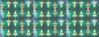 Kar tanesi kışı mavi, yeşil ve nötr renklerde izole edilir. Mavi, yeşil ve nötr ikon silueti. Kutlamanın sembolü. Raster illüstrasyonu. Yeni yıl tabelası. Noel tasarımı için.