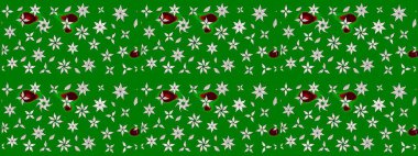 Eskiz Vintage Çiçek Deseni. Raster Kalça dokusu deseni.