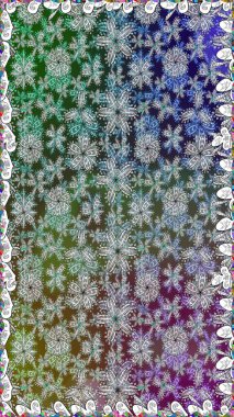 Çiçek desenli raster, gri çizgi grafik desenli soyut raster arkaplan. Modern stil dokusu.