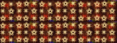 Noel ve yeni yıl moda baskıları için tatil tasarımı. Kar taneleri. Raster illüstrasyonu. Kar tanelerinin soyut arkaplanlı Noel deseni.