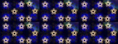 Kar Tanesi Simgesi. Kar Tanesi Raster illüstrasyonu. Siyah, mavi ve gri renklerde izole edilmiş. Kış kar taneleri.