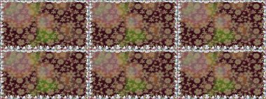 Raster stili kumaş deseni. Çiçekler suluboya desensiz.