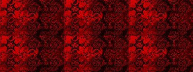 Kızılderili desenli desenli desenli şal deseni. Etnik Mandala süsü. Raster Henna dövme stili. Tekstil, tebrik kartı, boyama kitabı, telefon kılıfı baskısı için kullanılabilir.