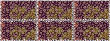 Kahverengi renkli çiçekler. Yumuşak, bahar çiçekli arka plan. Raster çiçek desenli ve çiçekli..