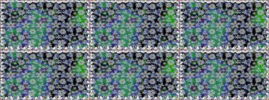 Gri çiçekli kusursuz desen, suluboya çiçek deseni, sevimli çiçek, duvar kağıdı, kart veya kumaş için fayanslı. Raster - stok.