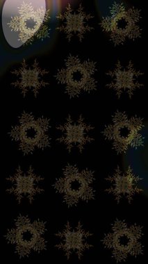 Kar Tanesi Raster illüstrasyonu. Siyah, gri ve kahverengi renklerde izole edilmiş. Kar Tanesi Simgesi. Kış kar taneleri.