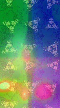 Raster illüstrasyonu. Altın renkler. Noel ve yeni yıl moda baskıları için tatil tasarımı. Kar tanelerinin soyut arkaplanlı Noel deseni.