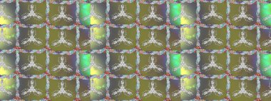 Kumaş, tekstil, duvar kağıdı baskısı için. Eskiz geçmişi. Raster. Eski usul. Tomurcukları çiçek olan sevimli bir çiçek deseni. Raster illüstrasyonu.