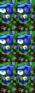 Raster illüstrasyonu. Çiçek deseni. Flower eskiz arka planı. Şatafatlı bahar bahçesi dokusu.