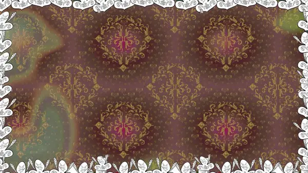 Küçük renkli çiçekler. Motley illüstrasyonu. Küçük çiçekte güzel bir desen. Moda baskıları için zarif bir şablon. Kahverengi çiçekli bahar çiçekleri.