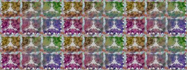 Vintage. Beautiful pattern for decoration and design. Exquisite pattern of watercolor sketches of the flower. Watercolor seamless pattern. Trendy print.