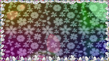 Raster illüstrasyonu. Şatafatlı bahar bahçesi dokusu. Yeşil renklerde çiçeksiz. Yeşil renkli çiçekler. Çiçek deseni.