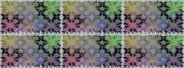 Altın çiçekli, pürüzsüz desen. Gri renklerdeki altın element. Barok tarzında altın çiçekli süs. Damask arkaplanı.