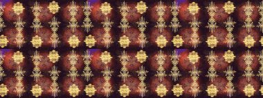 Snowflakes desen. Renk arka plan üzerinde izole soyut kar taneleri ile düz tasarım. Raster kar taneleri arka plan. Kar tanesi renkli desen. Raster illüstrasyon.