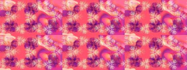 Pembe, mor ve nötr renklerde kar taneleri. Raster illüstrasyonu. Yılbaşı Biçimi.