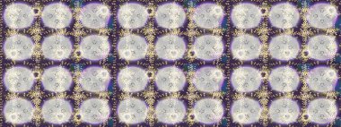 Farklı kar tanesi toplama rasterleri, tarafsız, gri ve mor renkte kış elementleri. Raster Noel soyut renkli arkaplan ve tatlı kar tanesi.