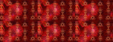 Kırmızı, kahverengi ve siyah renkler üzerine şirin soyut kar tanesi raster tasarımı. Düz kar karalama ikonları, yılbaşı afişi için kar taneleri silueti, kartlar. Yeni yıl kar tanesi.