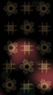 Desen snowflakes.raster Noel soyut renkli arka plan ile düşen kar tanesi. Raster illüstrasyon.