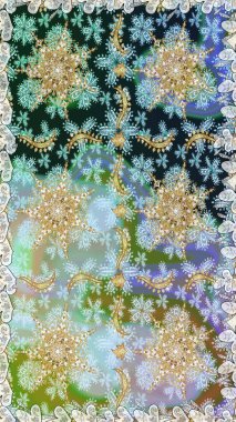 Kusursuz altın desen. Raster oryantal süs. Tarafsız renklerde altın elementlerle kusursuz desen.