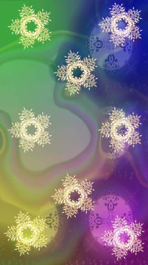 El çizimi Noel Raster illüstrasyonu. Yeni yıl dekoratif kar taneleri arka planı. Kış Kar Taneleri Karalamaları.