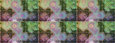 Çiçekli, suluboya desenli kusursuz çiçek deseni. Düz Çiçek Elementleri Tasarım Raster illüstrasyonu. Tarafsız renkler üzerine çiçekler. Renkli Bahar Teması Arkaplansız Desen.