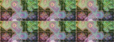 Çiçekli, suluboya desenli kusursuz çiçek deseni. Düz Çiçek Elementleri Tasarım Raster illüstrasyonu. Tarafsız renkler üzerine çiçekler. Renkli Bahar Teması Arkaplansız Desen.