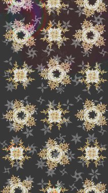 Suluboya etkisi. Raster deseni. Botanik çizim kalıbı. Organik elementler.