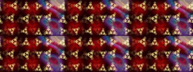 Kahverengi, kırmızı ve siyah renkler üzerine illüstrasyon. Soyut duvar kâğıdı, ambalaj dekorasyonu. Kışın sembolü, mutlu noeller, mutlu yeni yıl kutlaması Raster illüstrasyonu. Kar tanesi kadar basit..