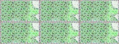 Kelebeklerle dolu renklendirilmiş, pürüzsüz bir desen. Davetiye, kart ve parmak izi için basit şirin bir model. Yeşil arka planda renkli kelebek.