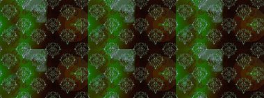 Çiçekli, suluboya desenli kusursuz çiçek deseni. Yeşil, kahverengi ve siyah renkte çiçekler. Renkli Bahar Temalı, pürüzsüz bir arka plan. Düz Çiçek Elementleri Tasarım Raster illüstrasyonu.