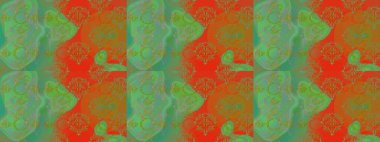 Küçük çiçekteki sevimli çiçek deseni. Güzel karalama çiçekleri olan kusursuz çiçek desenleri. Güzel kumaş deseni. Raster illüstrasyonu.