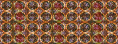 Egzotik çiçekler, kahverengi, turuncu ve nötr renklerde botanik ve parlak klasik doğa. Raster illüstrasyonu. Klasik tropikal doğal elementlerin suluboya seti.