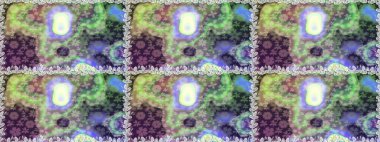 Renkli Yaz Temalı Kusursuz Arkaplan. Güzel kumaş deseni. Raster Illustrasyon 'da moda olmayan çiçek deseni. Düz Çiçek Elementleri Tasarımı.