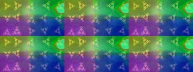 Renkli arka planda izole kar taneleri. Yüzey için tekrarlanan doku, ambalaj kağıdı, altın renkler. Kış kar tanesi, raster arka plan. Raster illüstrasyonu.