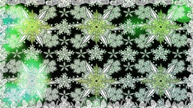 Tarafsız renklerde parlak çiçekli halı ile kusursuz desen.