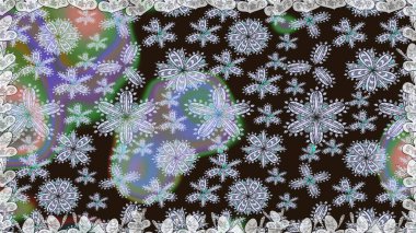 Raster suluboya çiçek deseni, narin çiçekler, gri çiçekler, tebrik kartı şablonu. Güzel kumaş deseni.