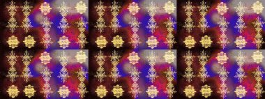 Yeni yıl dekoratif kar taneleri arka plan. Kışın kar karalamalar pul. El Noel Raster çizilen illüstrasyon.