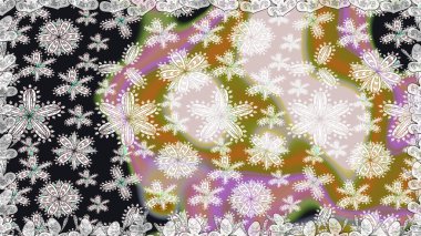 Etnik Mandala süsü. Raster Henna dövme stili. Tekstil, tebrik kartı, boyama kitabı, telefon kılıfı baskısı için kullanılabilir. Hint çiçekli desenli şal desenli..