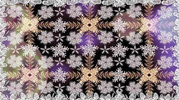 Küçük çiçekteki sevimli çiçek deseni. Tarafsız renklerde çiçekler. Raster illüstrasyonu.