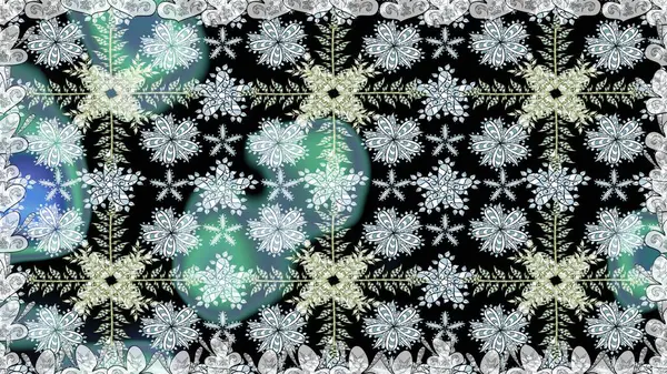 Tekstil, kumaş, kapaklar, duvar kağıtları, baskı, naylon, yapıştırma, örgü, dekupaj için çiçeksiz arkaplan. Millefleur 'lar. Küçük siyah çiçekli oldukça eski bir besin torbası deseni..