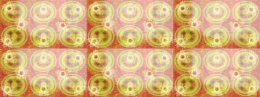 Renklere göre dizayn. Raster illüstrasyonu. Çiçek Elementleri 'nin soyut geçmişi. Raster kış deseni.