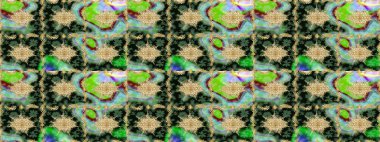 Yeşil renkler ve altın elementler üzerine çizim. Klasik klasik klasik arka plan. Geleneksel oryantasyon süsü. Klasik Raster altın desenini çiz.